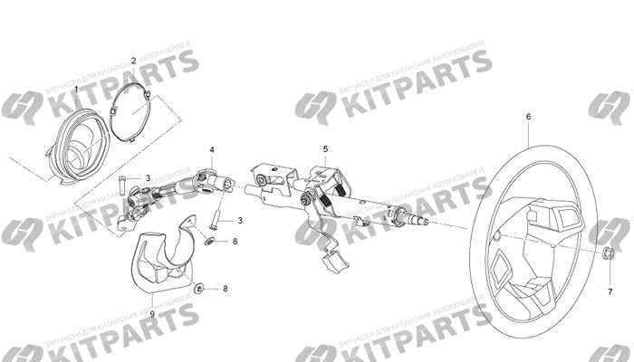 Колонка рулевая Lifan