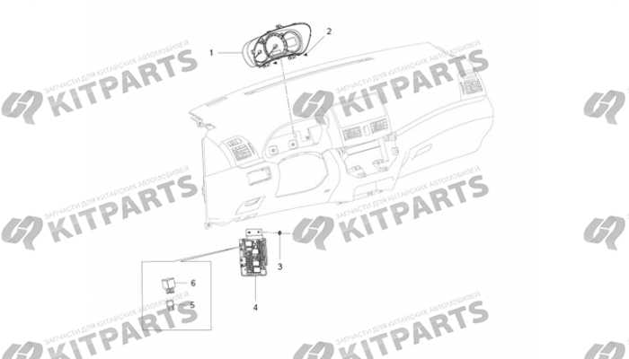 Комбинация приборов и блок предохранителей салона Lifan