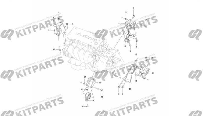 Кронштейны двигателя Lifan