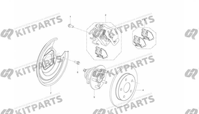 Тормоз задний дисковый Lifan