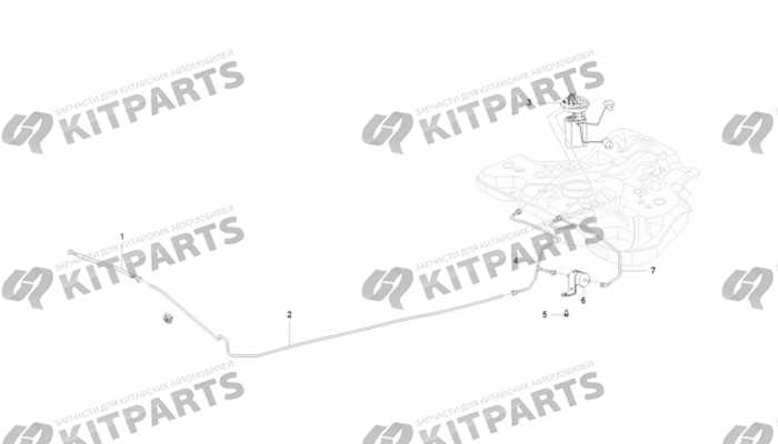 Трубки топливные Lifan