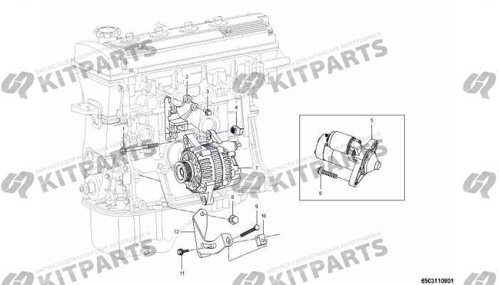 Стартер и генератор (1.5L) Lifan Solano 2