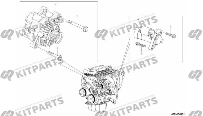 Стартер и генератор (1.8L) Lifan