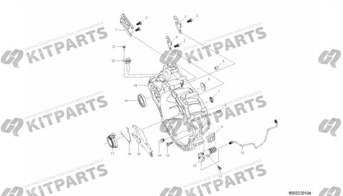 Корпус КПП (сторона сцепления) Lifan Solano 2