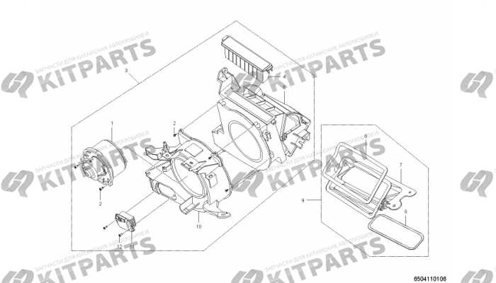 Мотор отопителя Lifan