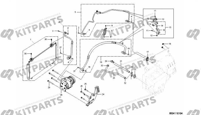 Трубки кондиционера (1.8VVT) Lifan