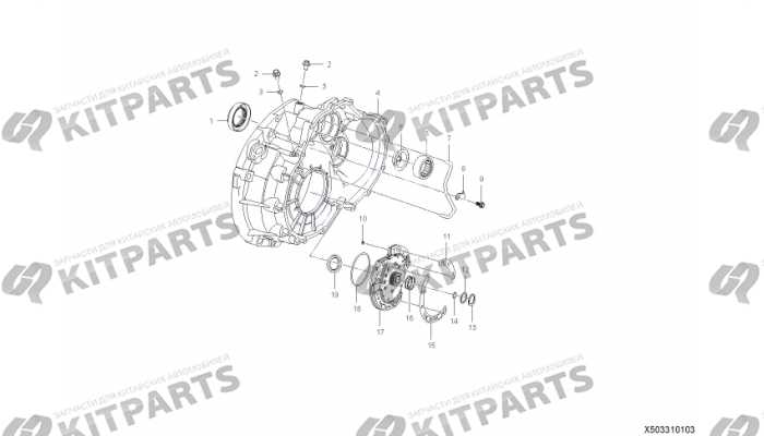 Картер КПП передний Lifan