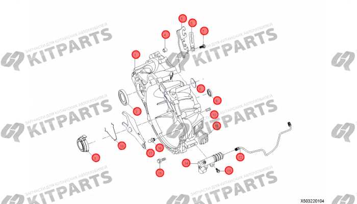 Корпус КПП сторона сцепления Lifan X50