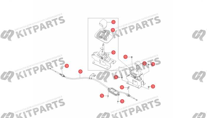 Рычаг переключения передач Lifan X50