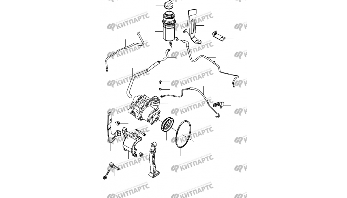 Насос ГУРа Chery Amulet (A15)