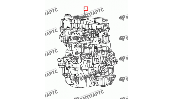 Двигатель в сборе S30 (E-Teco) Dong Feng S30