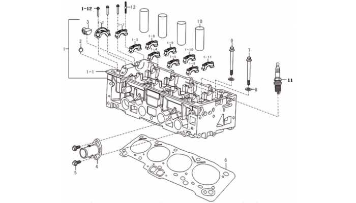 Головка блока цилиндров Lifan